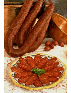 Xoriço casolà picant 400gr - Productos Leoneses Online
