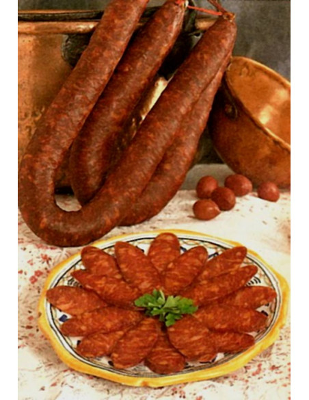 Etxeko txorizo pikantea 400gr - Productos Leoneses Online