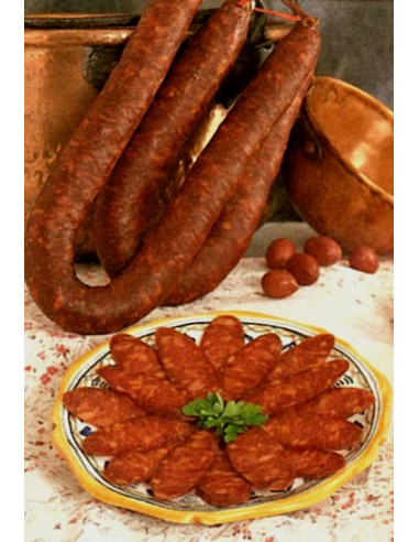 Xoriço casolà dolç 400gr - Productos Leoneses Online