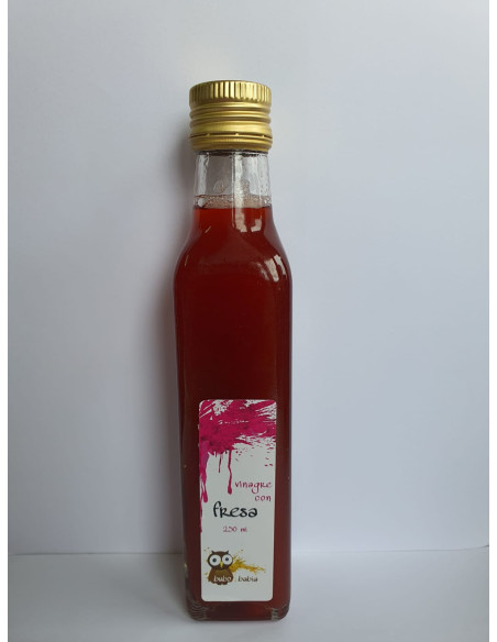 Vinagre de maduixa 250ml - Productos Leoneses Online