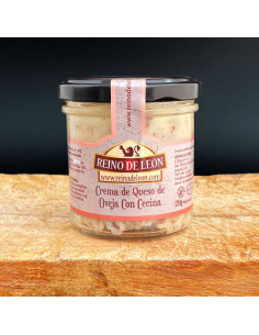 Ardi-gazta krema Cecina de León-ekin - Productos Leoneses Online