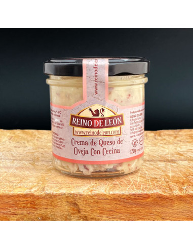 Ardi-gazta krema Cecina de León-ekin - Productos Leoneses Online