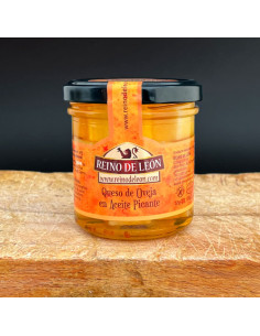 Formatge d'ovella en oli picant. - Productos Leoneses Online