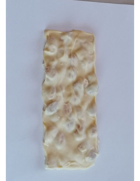Rajola de xocolata blanca amb ametlles - Productos Leoneses Online