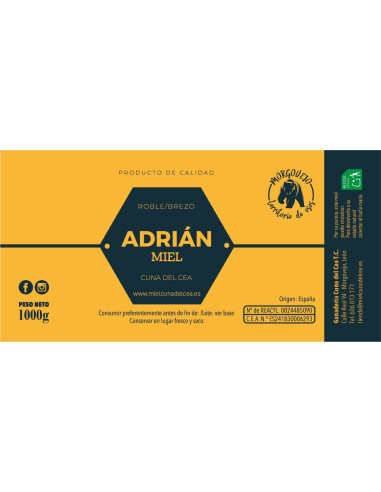 Miel de Roble con Brezo 1kg