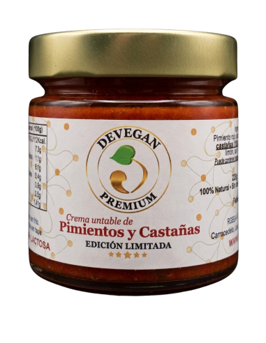 Paté de Pimientos y Castañas 225gr