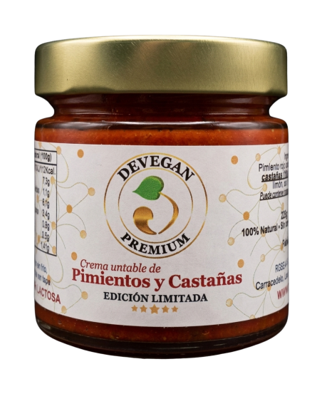 Piper eta gaztaina patea 225gr - Productos Leoneses Online