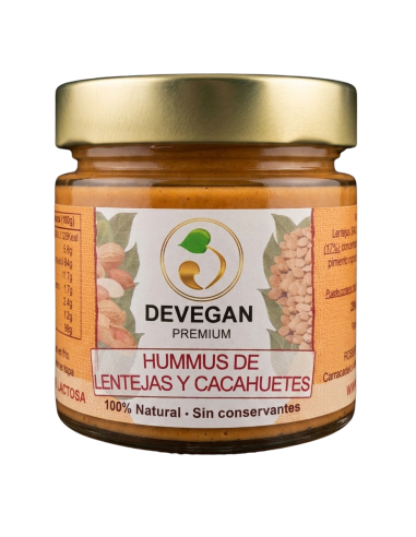 Hummus Lentejas y Cacahuete 235gr
