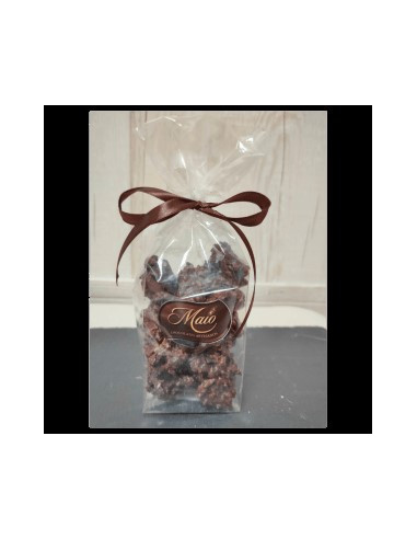 Txokolate beltzeko harkaitzak (54%) almendrekin - Productos Leoneses Online