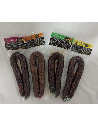 Chorizo y Salchichón con caza