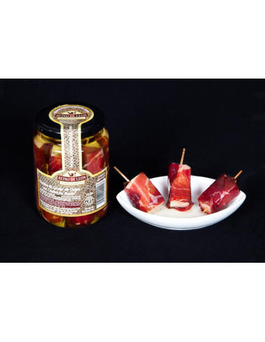 Cecina eta gazta pintxoak (14 unitate) - Leóngo kontserbak