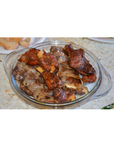 Costillas cerdo ibérico en su jugo...