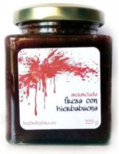 Melmelada de maduixa amb herba-sana 225gr. - Conserves dolces de León