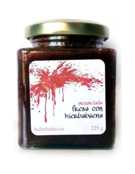 Melmelada de maduixa amb herba-sana 225gr. - Conserves dolces de León