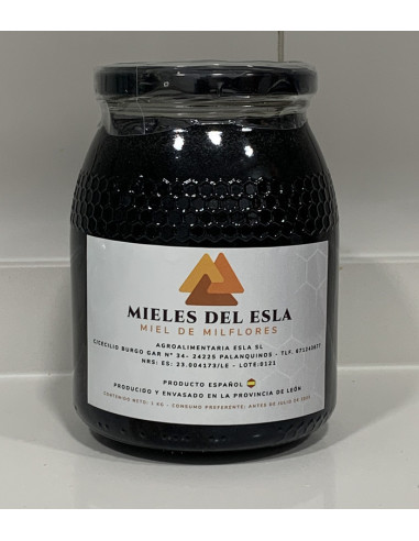 Mel de mil flors 1Kg - Caixa de 12 unitats - Productos Leoneses Online
