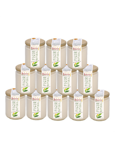 Yogur NATURAL 12 uds de 420g.