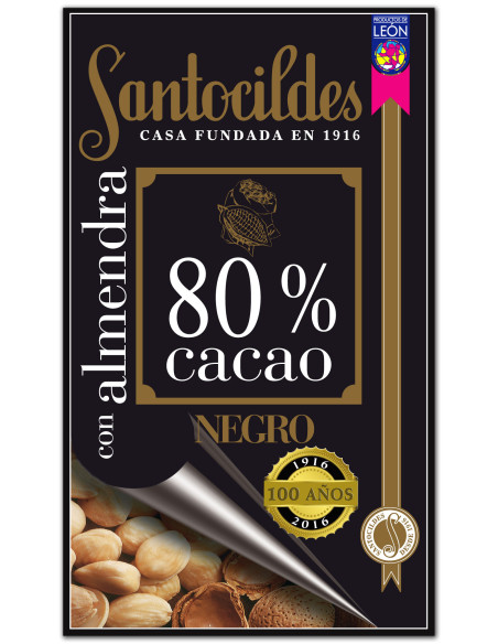 Almendradun % 80ko txokolatea - Productos Leoneses Online