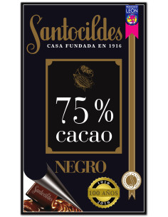 Xocolata 75% cacau - Productos Leoneses Online