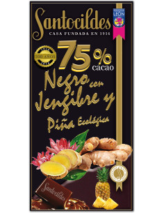 75% cacao piña eco y jengibre